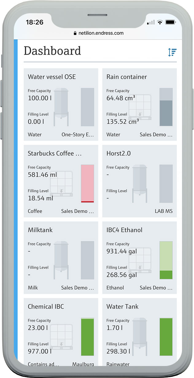 Netilion Inventory smartphone